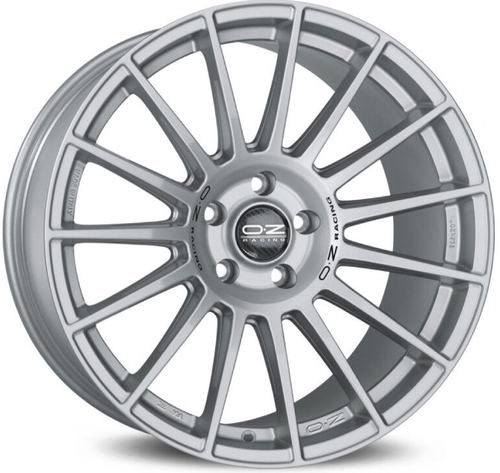 Sommerräder Tesla S Alufelgen OZ Superturismo LM 19 Zoll silber Pirelli - Bild 1 von 2