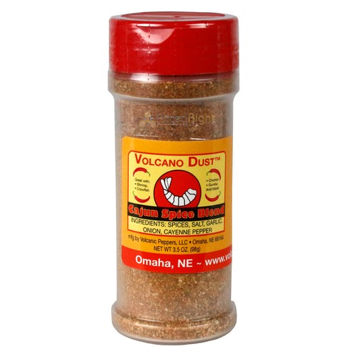 Volcanic Peppers Volcano Dust Cajun Spice Blend 3.5 Oz VDCSBCSB