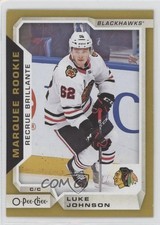 2018-19 Upper Deck O-Pee-Chee Update Marquee Rookies Gold Luke Johnson #631 14dl