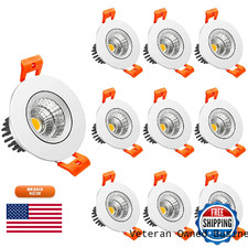 Lightingwill 2Inch Led Dimmable Downlight 3W Cob Recessed Ceiling Light Ultra