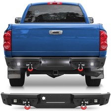 For 2002-2008 Dodge Ram 1500 Ram 2500 3500 Rear Bumper With Led Lights D-rings For 2002-2008 Dodge Ram 1500 Ram 2500 3500 Rear Bumper With Led Lights D-rings