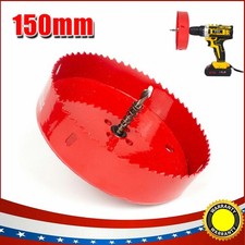 6 Inch 150mm Hole Saw Blade Bi Metal Speed Slot Corn Hole Boards Drilling Cutter