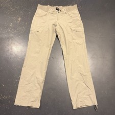 Kuhl Splash Roll Up Pants Womens 12 Beige Tan Hiking Outdoor Stretch