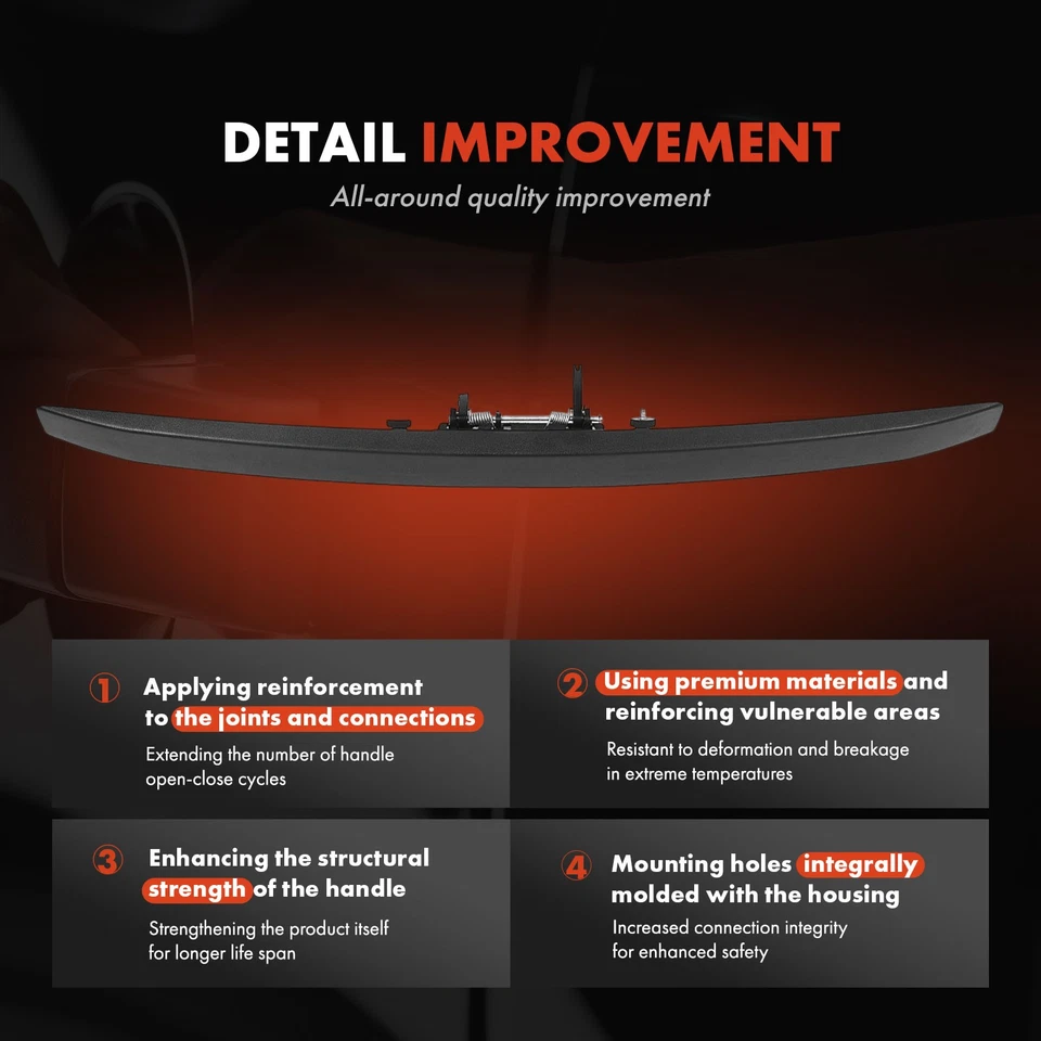 Manija del portón trasero con orificio para cámara de visión para Jeep WL Grand Cherokee 2005-2010 Foto 4 de 4