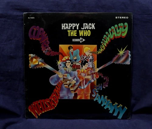 THE WHO~MEGA RARE SEALED LP~HAPPY JACK~1967 USA 1stPRESS~NO CUTOUT~DECCA RECORDS