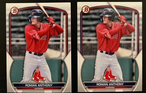 2 2024 Bowman #BP-22 Roman Anthony TEAM USA ROOKIE CARD RC Red Sox Boston WBC