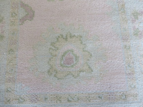 2'6 X 7'10 Runner Hand Knotted Lavender Modern Oushak Oriental Rug G16036 - Picture 3 of 10