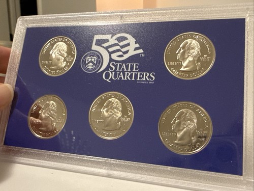 US Mint 2006 S Proof Set - 5 State Quarters & Mint Proof Set - In Box w/ CoA - Bild 5 von 6