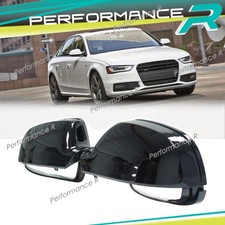 Spiegelkappen Außenspiegel Schwarz für Audi A5 S5 8T Coupé Cabrio mit SideAssist