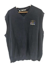 Cutter & Buck Ryder Cup Valhalla Golf Vest Mens XL Ribbed Knit Sleeveless