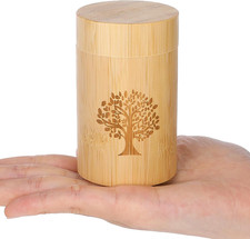 Small Bamboo Scattering Urn Tube for Human Ashes Mini Bamboo Spreading Cremation