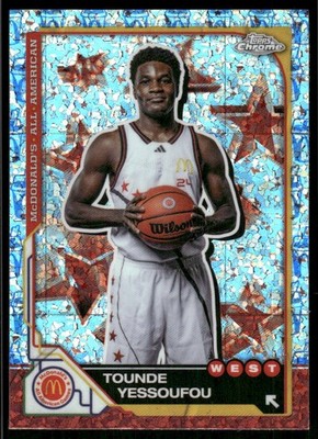 2025 Topps Chrome McDonald's All American #15 Tounde Yessoufou McFlurry