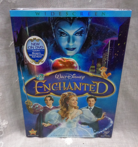 Walt Disney ENCHANTED Widescreen 2008 DVD ~ Brand New! - Imagen 1 de 3