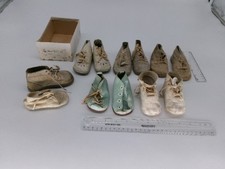 Vintage Baby Shoes Lot   5 Pairs  2 Singles   1940s  1950s