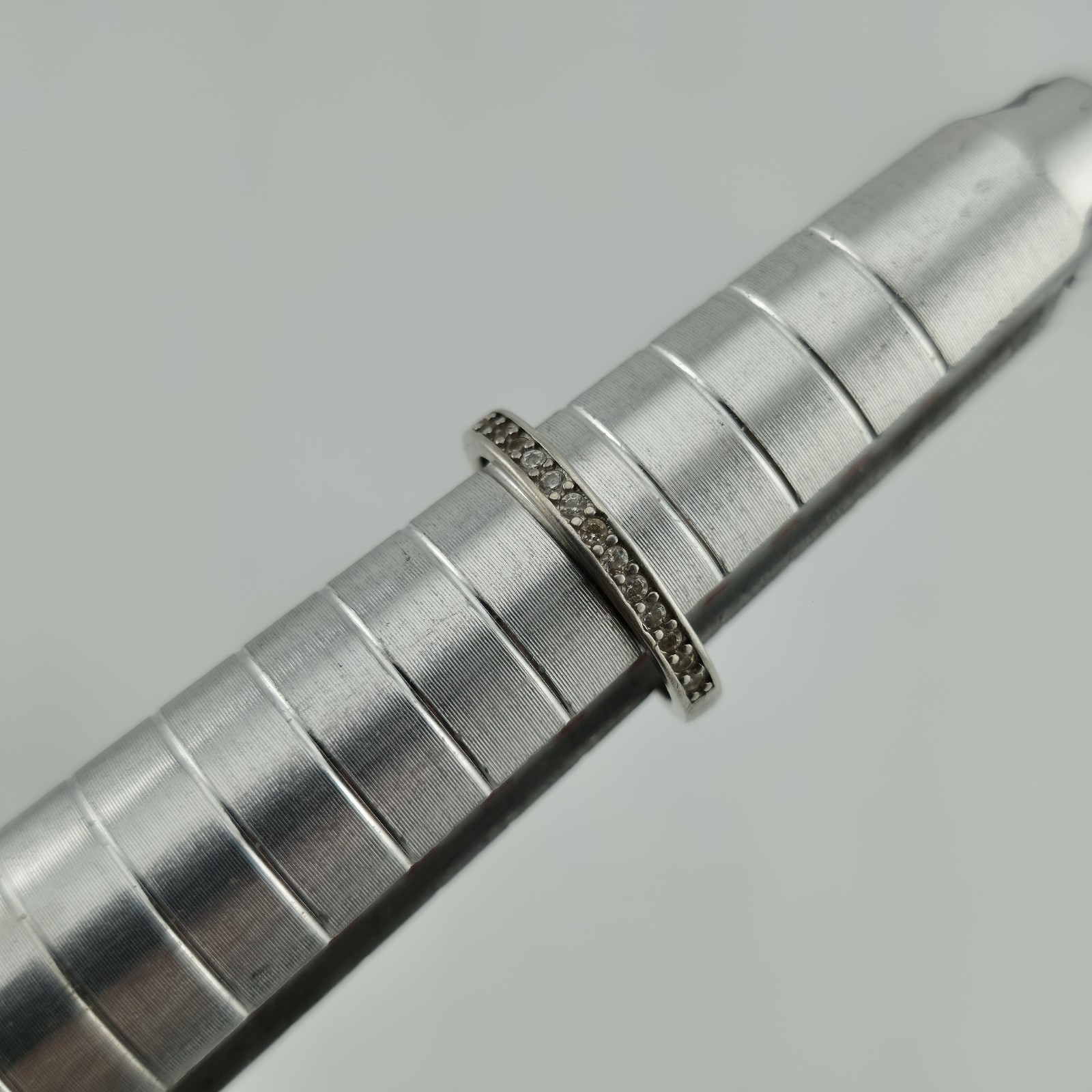 Silver Dots Toe Ring Adjustable 925 Sterling Silv… - image 1