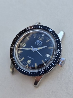 Vintage Uhr Sub Diver Horus Automatik Swiss Eta 2472