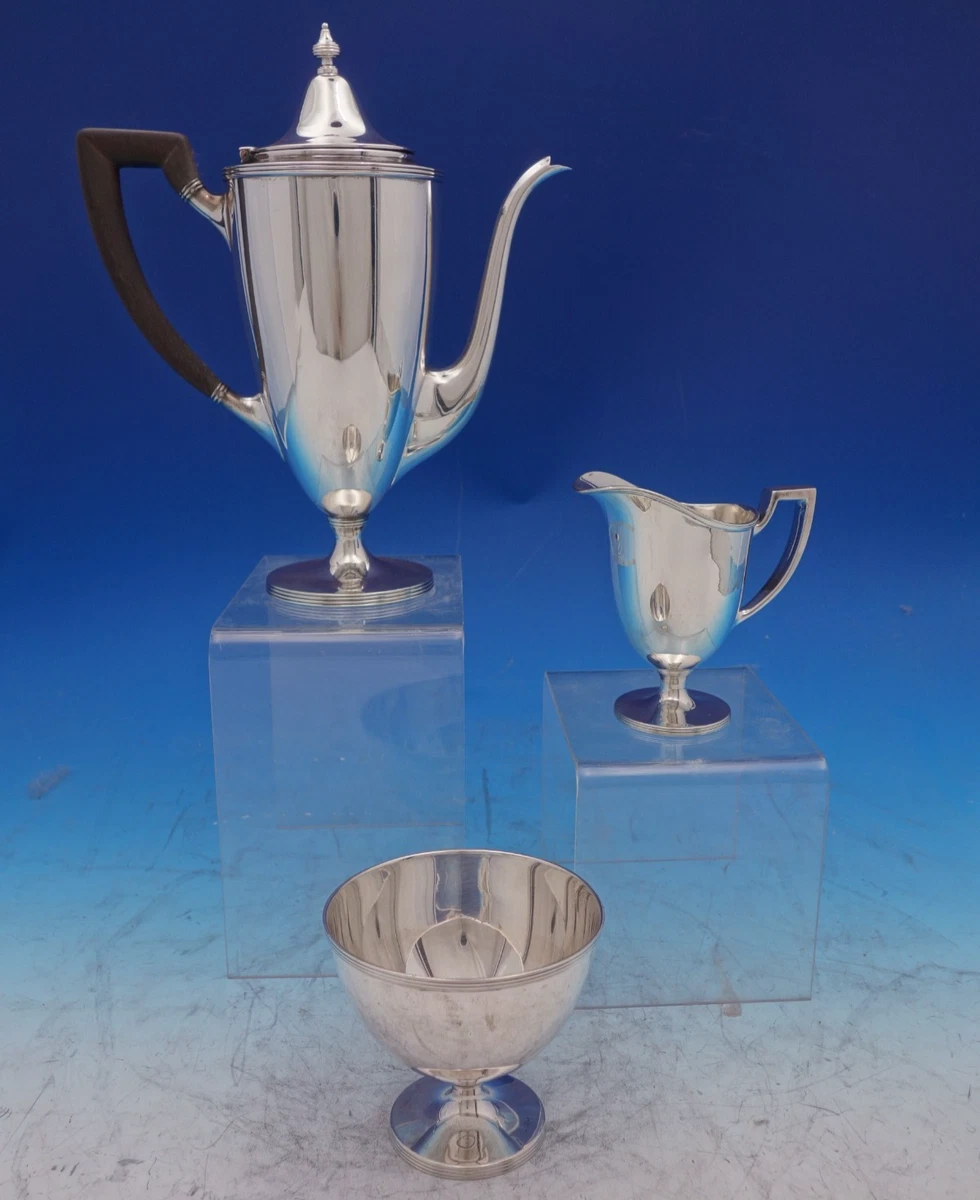 Tiffany & Co. Antique US Sterling Silver Teapots, Coffee Pots