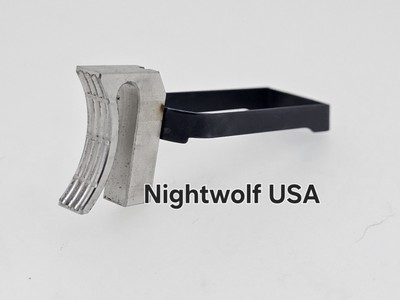 Nightwolf USA 1911 Enforcer 2.0 Face Grooves Stainless Steel Match-Grade Trigger