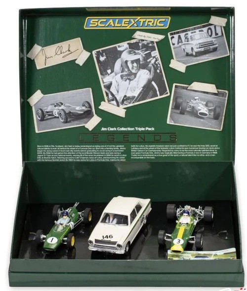 Scalextric 56004395A - 1:32 Triple Pack Legend J.Clark Lotus - Neu-image