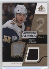 2008-09 SP Game Used Edition Authentic Fabrics Dual Gold 44/50 Steve Bernier 2o7