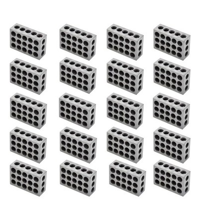 10 Matched Pair High Quality 1-2-3 Blocks .0001'' Machinist 123 Jig 23 Holes