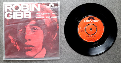 Robin Gibb Saved By The Bell von 1969 7'' Vinyl Single Polydor 59 313