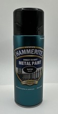 Hammerite Spray Paint Direct To Rust Aerosol Metal 400ML Satin Black
