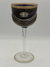 Jugendstil Weinglas Weinkelch Handbemalt Golddekor Um 1910
