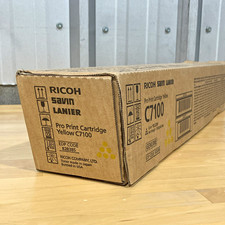 Ricoh Genuine Yellow Pro Print Cartridge C7100 828385 for Savin Lanier