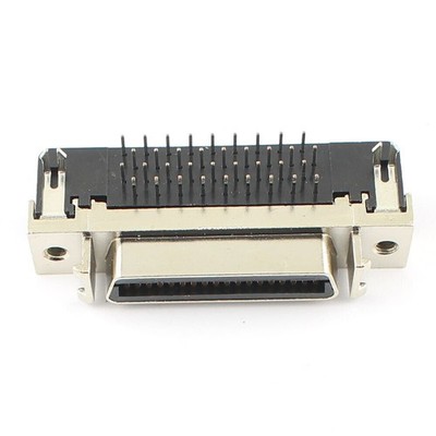 1Pcs SCSI Female 36 Pin MDR CN Type Right Angle 90 Degree DIP Connector Adapter 