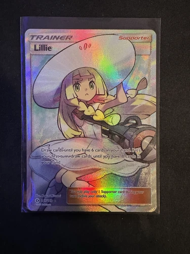 2017 Lillie (Full Art) 147/149 SUN AND MOON Base Set Holo (NM/LP)