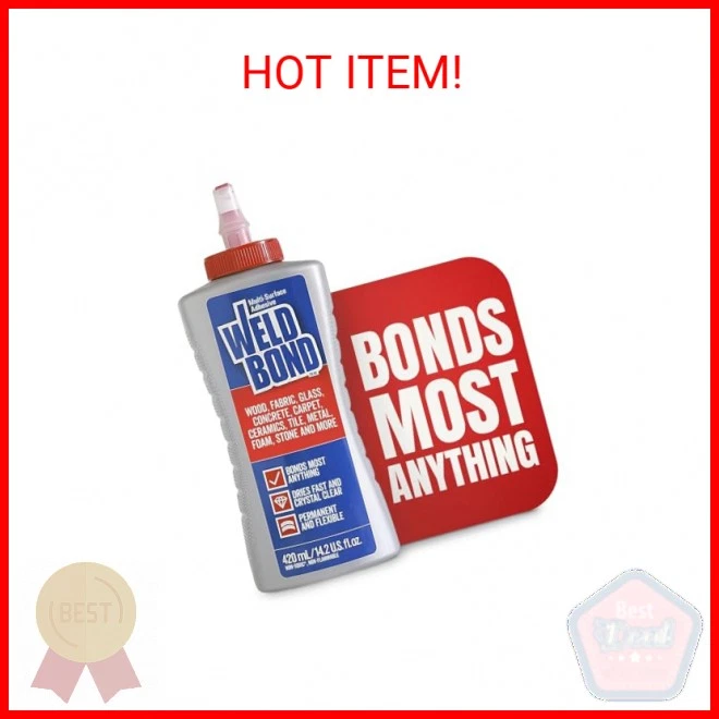Weldbond 多表面胶水,粘结大部分任何东西。 用作木胶或 o — 第 2/2 张图片