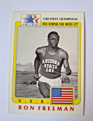 Topps Greatest Olympians - Ron Freeman #66 - Trading Card - Olympia