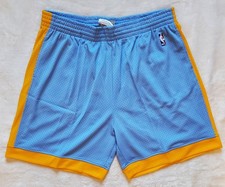 Los Angeles Lakers Mitchell  Ness 2001-02 Powder Blue Swingman Shorts Sz 3XL