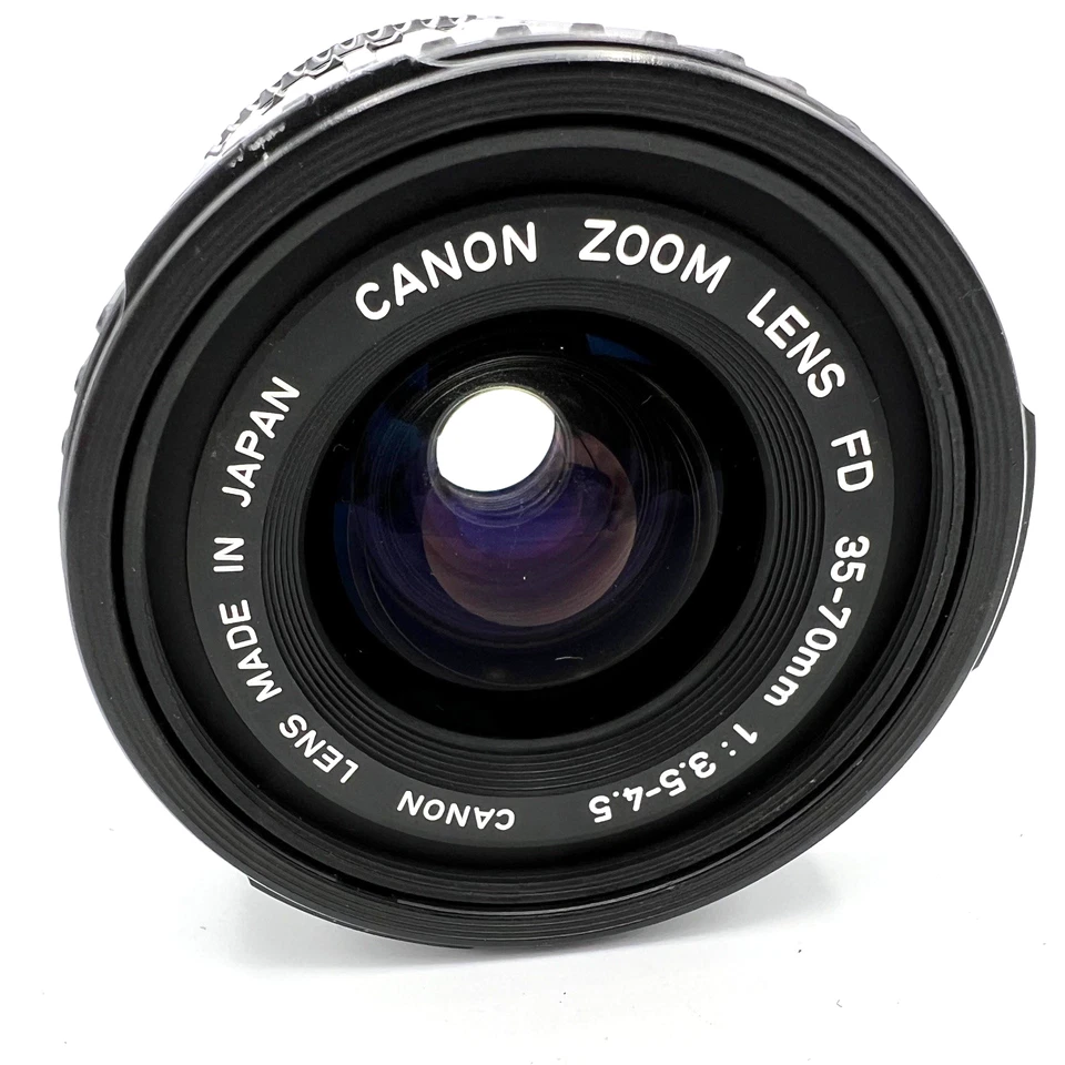 Nuevo lente zoom Canon FD 35-70 mm F3,5-4,5 MF probado para AE-1 ae1 A-1 A1 f-1 f1 Foto 3 de 4