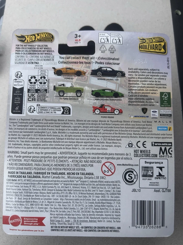 2025 风火轮高级大道 137 日产 Laurel C33 黑色 4 件装全新型号 — 第 2/2 张图片