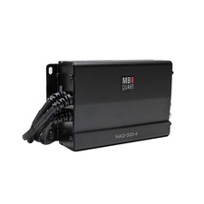 MB Quart NA2-320.4 Compact Four Channel, 320 watt Powersports Amplifier, Black