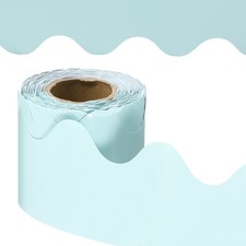 Bulletin Board Border, 41 Feet Poster Chalkboard Cork, Lake Blue