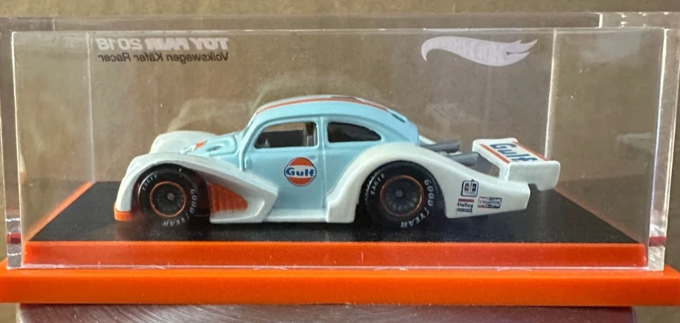 Hot Wheels 2018 Toy Fair Gulf Volkswagen Kafer Racer RARE - Image 2 of 4
