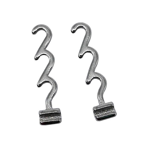 10pcs Orthodontic Crimpable Hook Sliding/Spiral Dental button traction hook Stop - Picture 25 of 38