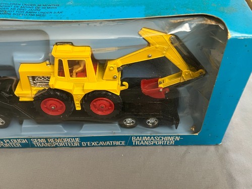 Vintage 1983 Matchbox Superkings K-108 Digger & Transporter 'AVRO' - Picture 4 of 10