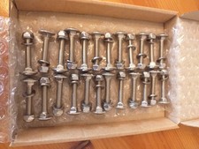 Garden Bench Slat Fix Bolt Kit all in STAINLESS STEEL (no rust) with Nyloc nuts.