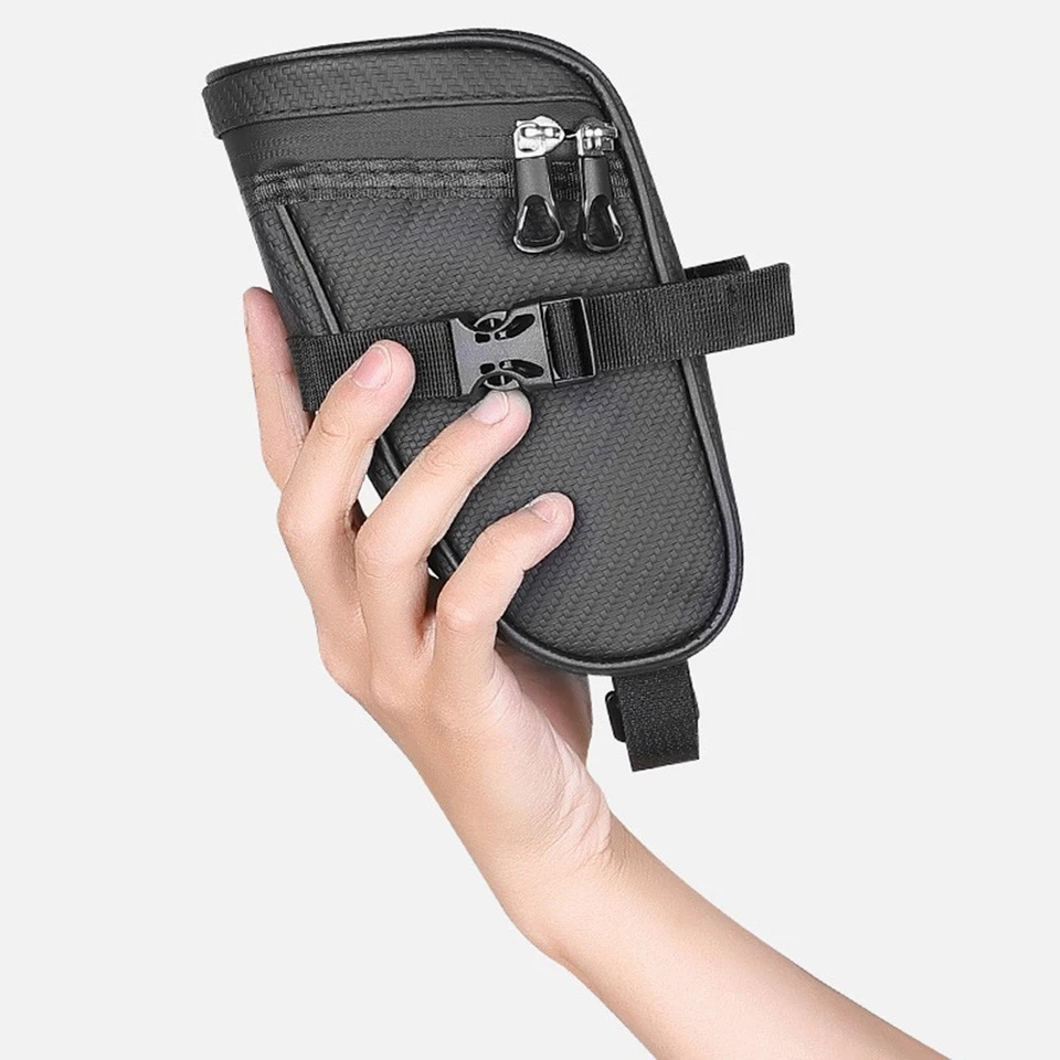 Sacoche de selle de vélo réfléchissante pour vélos de montagne et de route f - Photo 3/4