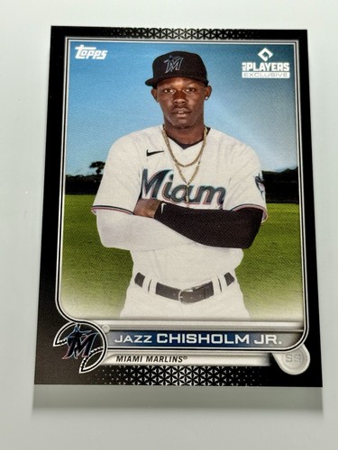 2022 Topps x MLB players exclusive JAZZ CHISOLM JR. Marlins Yankees