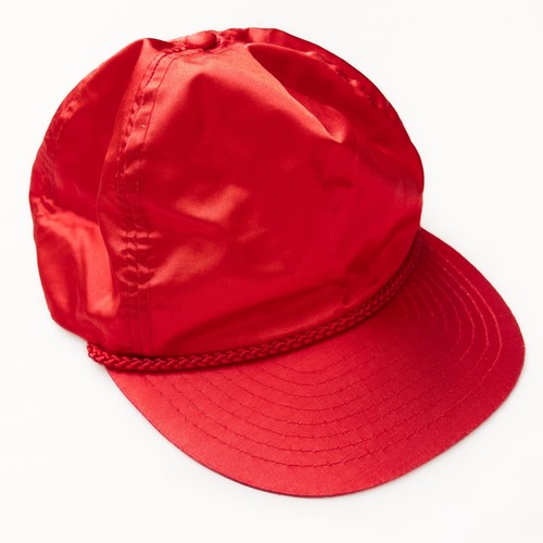 Red Vintage 1990's Satin Cap