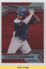 2023 Upper Deck Goodwin Champions Platinum Red Rainbow Termarr Johnson READ f6d