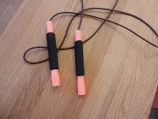 Neuheit ** Longhandle Springseil * Rope Skipping Seil * mit Expander Seil