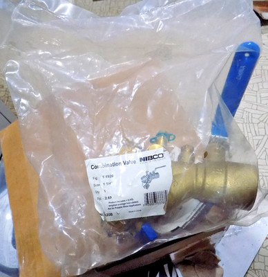 NIBCO T-1820 1-1/4'' NPT Combo Ball & Balancing Valve NL3X20B new in package