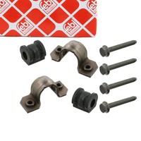 2X febi Stabilisatorlager 17Mm + Halterung FüR VW Polo 4 5 A1 Ibiza Fabia Vorne