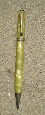 Osborne Cream Swirled Celluloid Mechanical Pencil No Advertising
